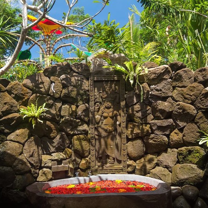 Sebatu Sanctuary Eco Resort Hotel Bathtub