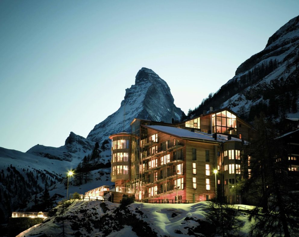 This Sleek Zermatt Hotel Boasts Views of the Matterhorn