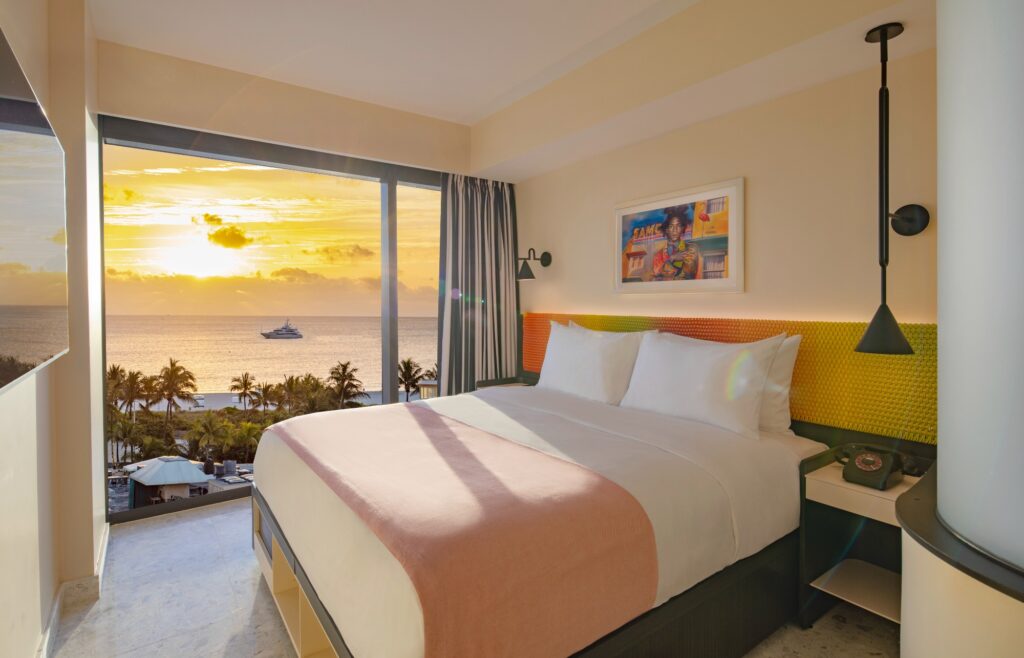 Moxy South Beach bedroom