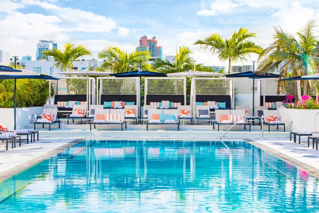 Moxy South Beach outdoor pool
