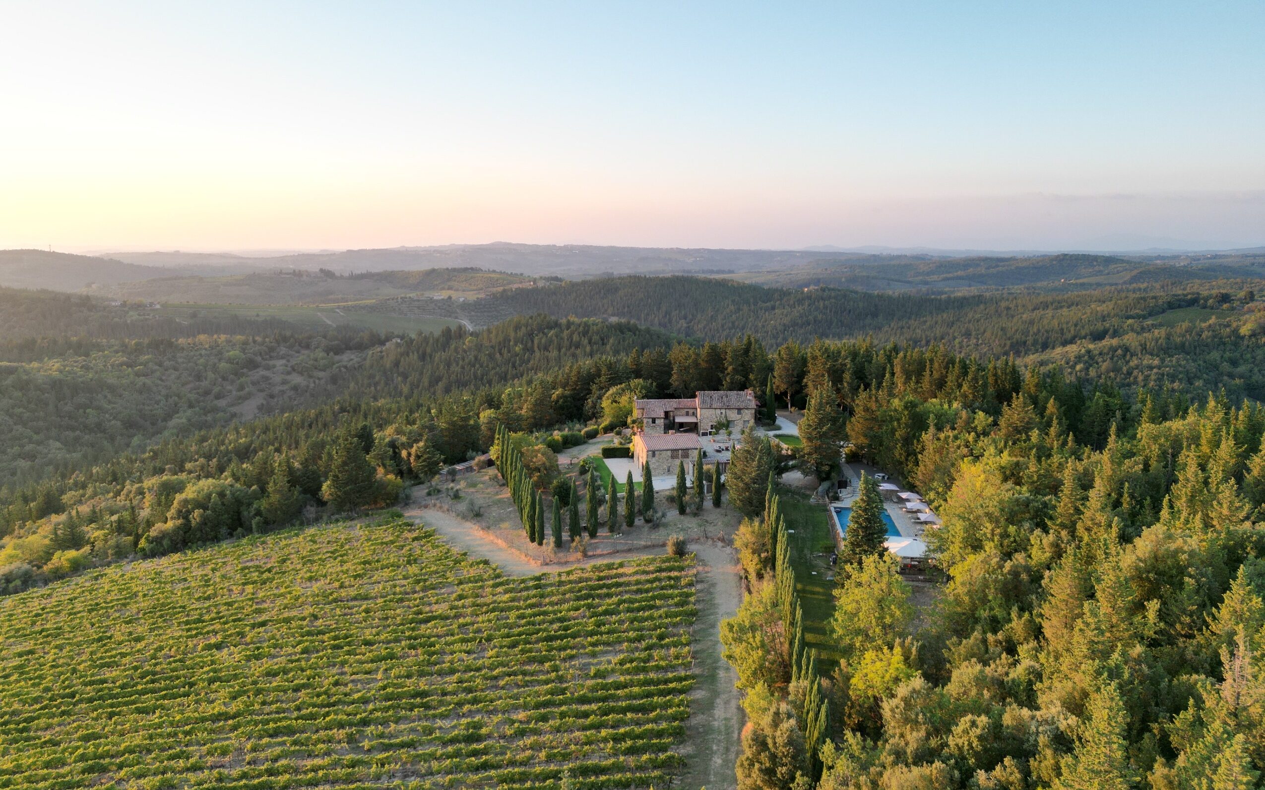 This Exclusive Tuscan Villa in Italy's Chianti Wine Region Embodies La Dolce Vita