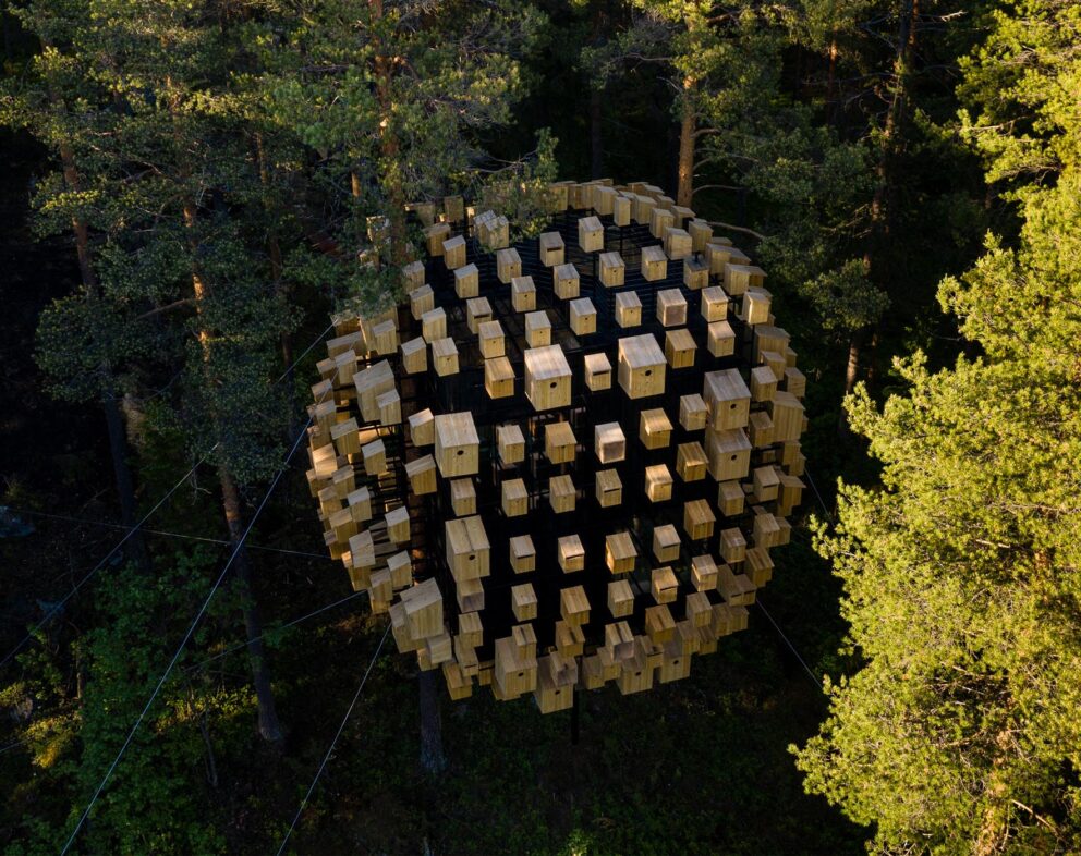 Asleep in the Trees at Treehotel in Swedish Lapland