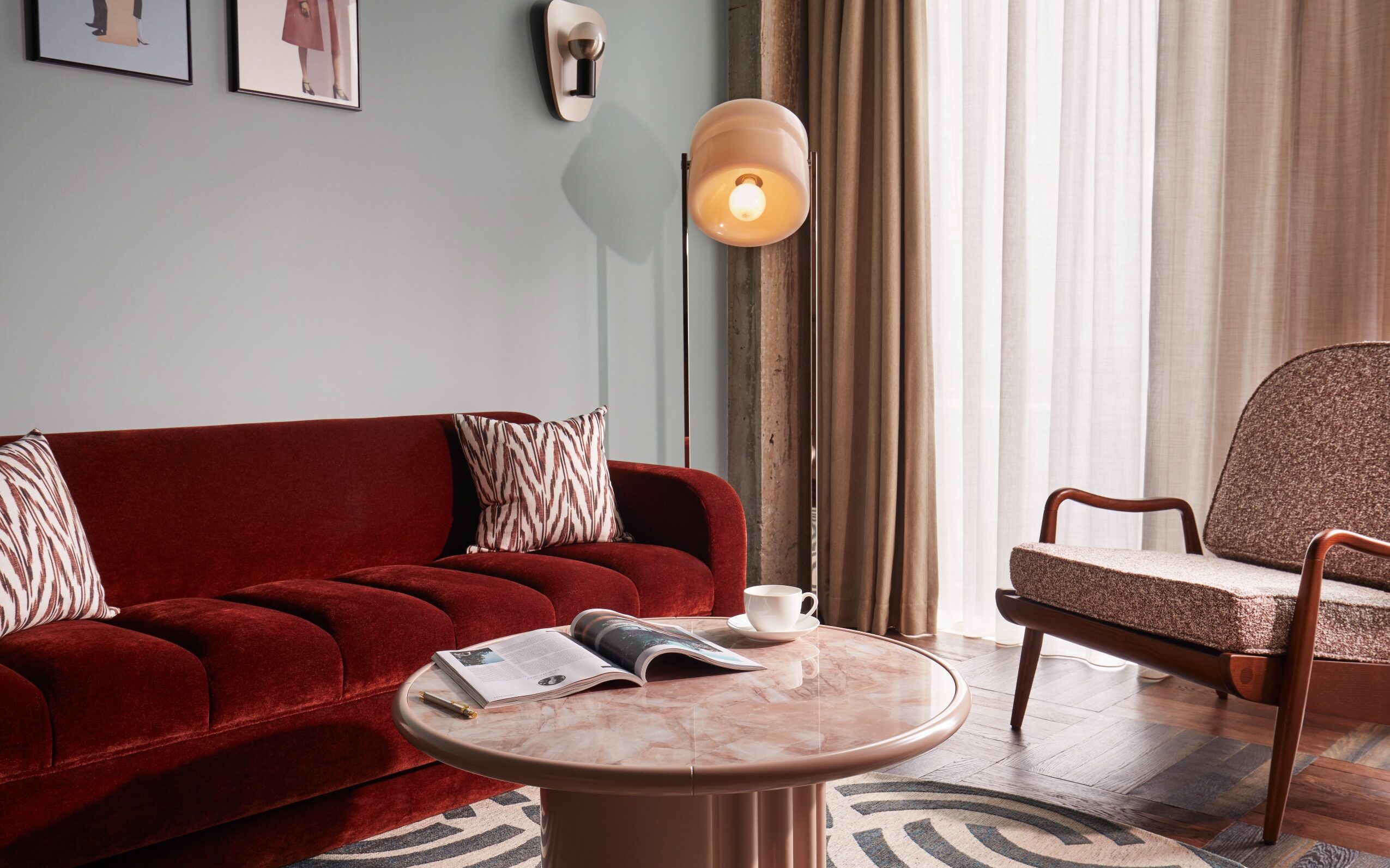This Brussels Hotel’s Interior Champions a 1970s Revival Aesthetic